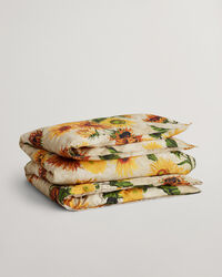 Dobbelt dynebetræk med Sunflower-tryk