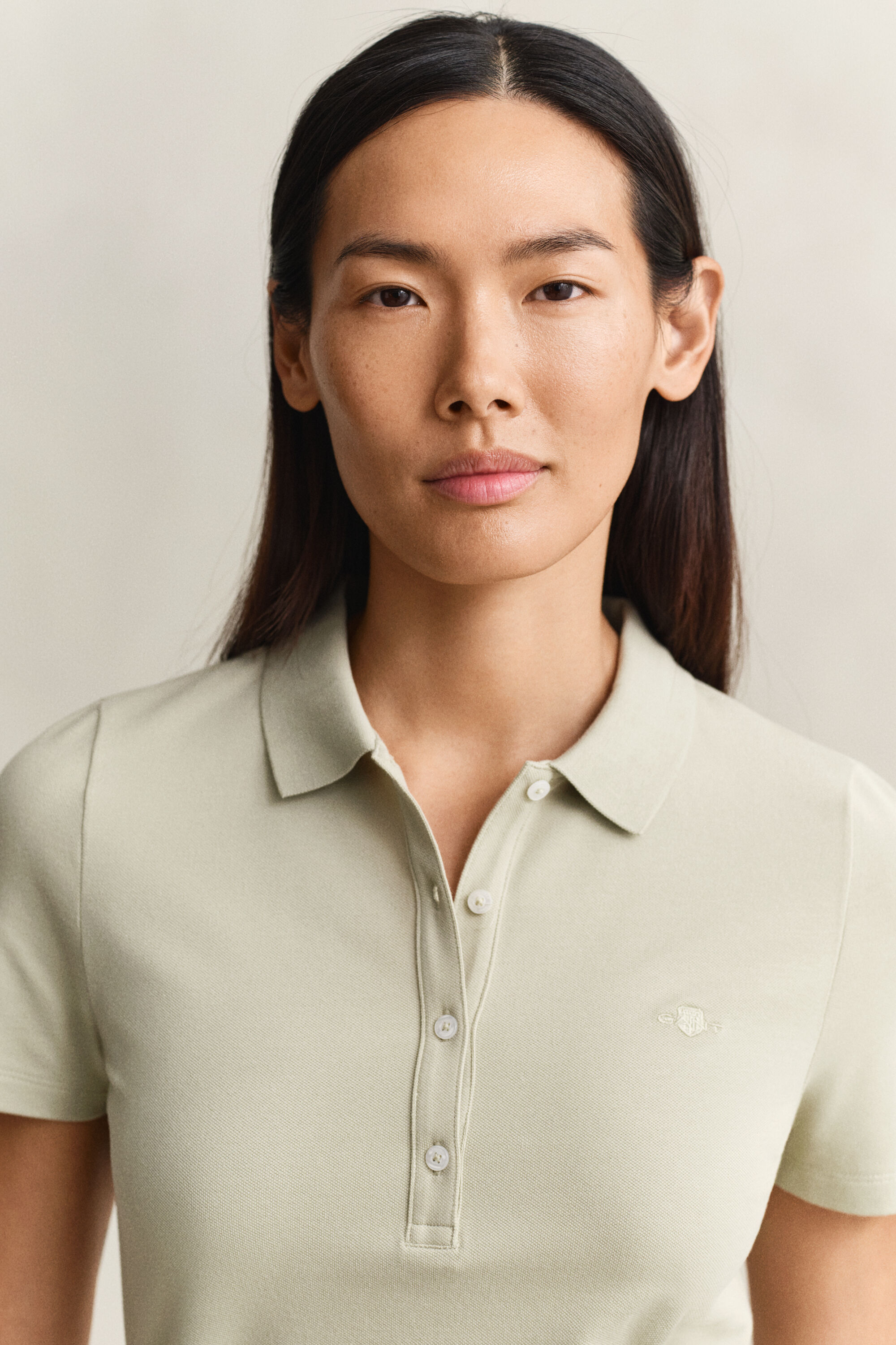 Slim fit poloskjorte