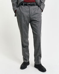 Slim fit jakkesæt-bukser med tern