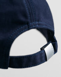 Cap af børstet bomuldstwill