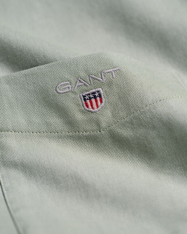 Regular fit Oxford-skjorte med korte &aelig;rmer