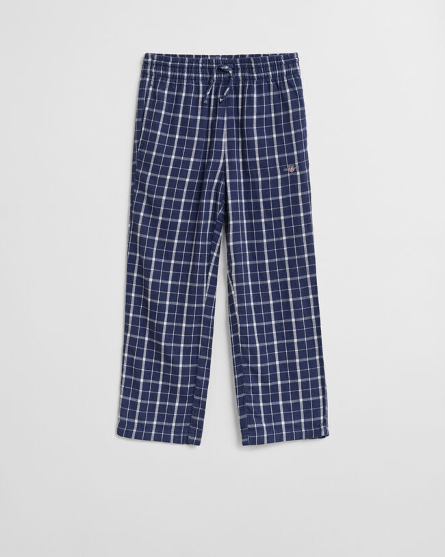 Kids ternede pyjamasbukser af flannel