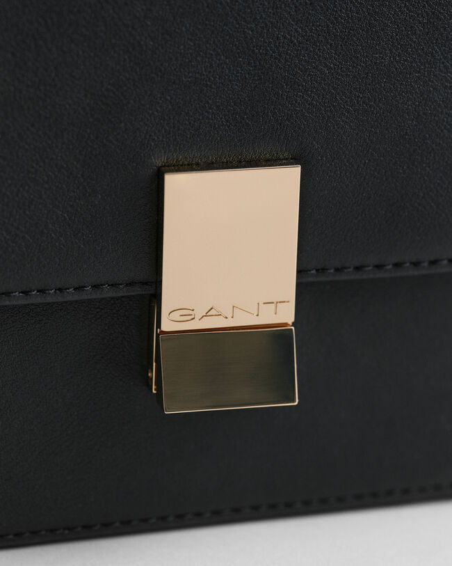 Skuldertaske af læder