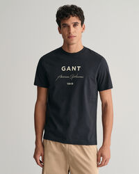 T-shirt med GANT Script Graphic tryk