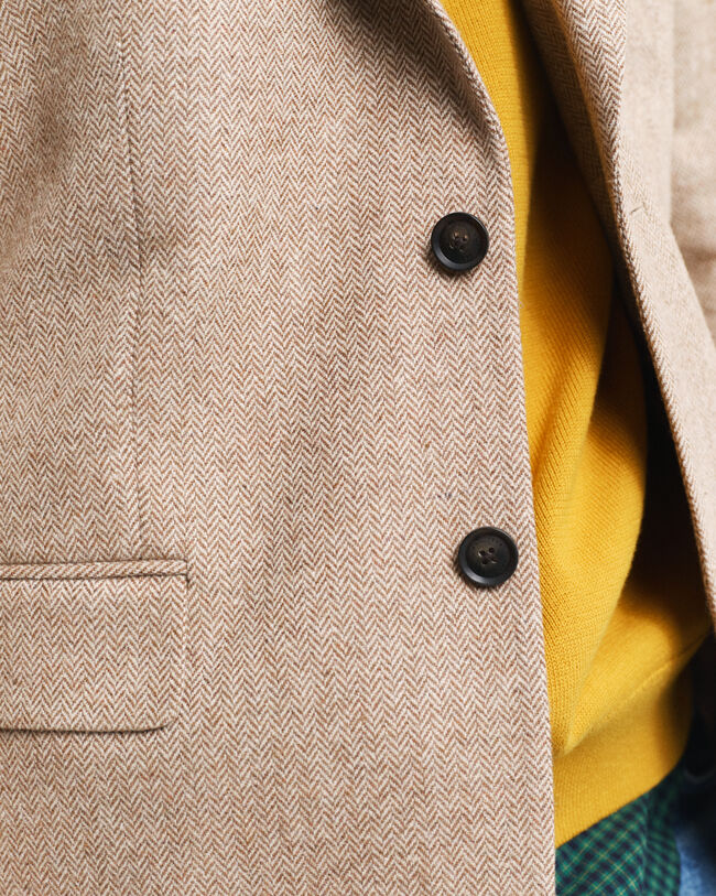 Sildebensmønstret jakkesæt-blazer