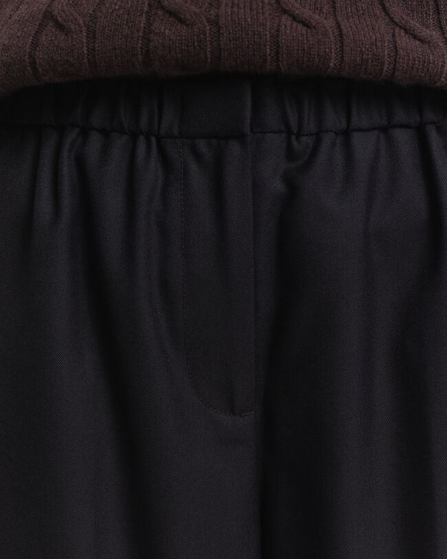 Pull-on-bukser i uldblanding