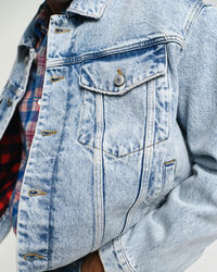 Denim trucker-jakke