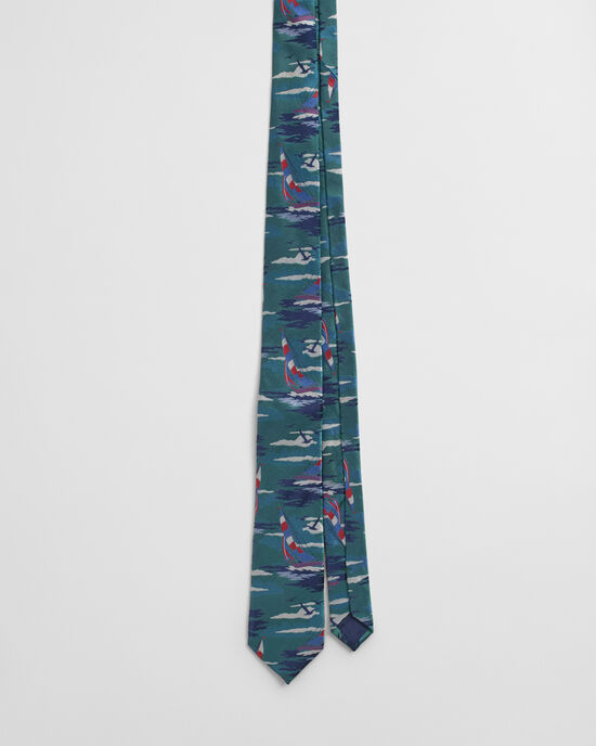 Sailing print silkeslips