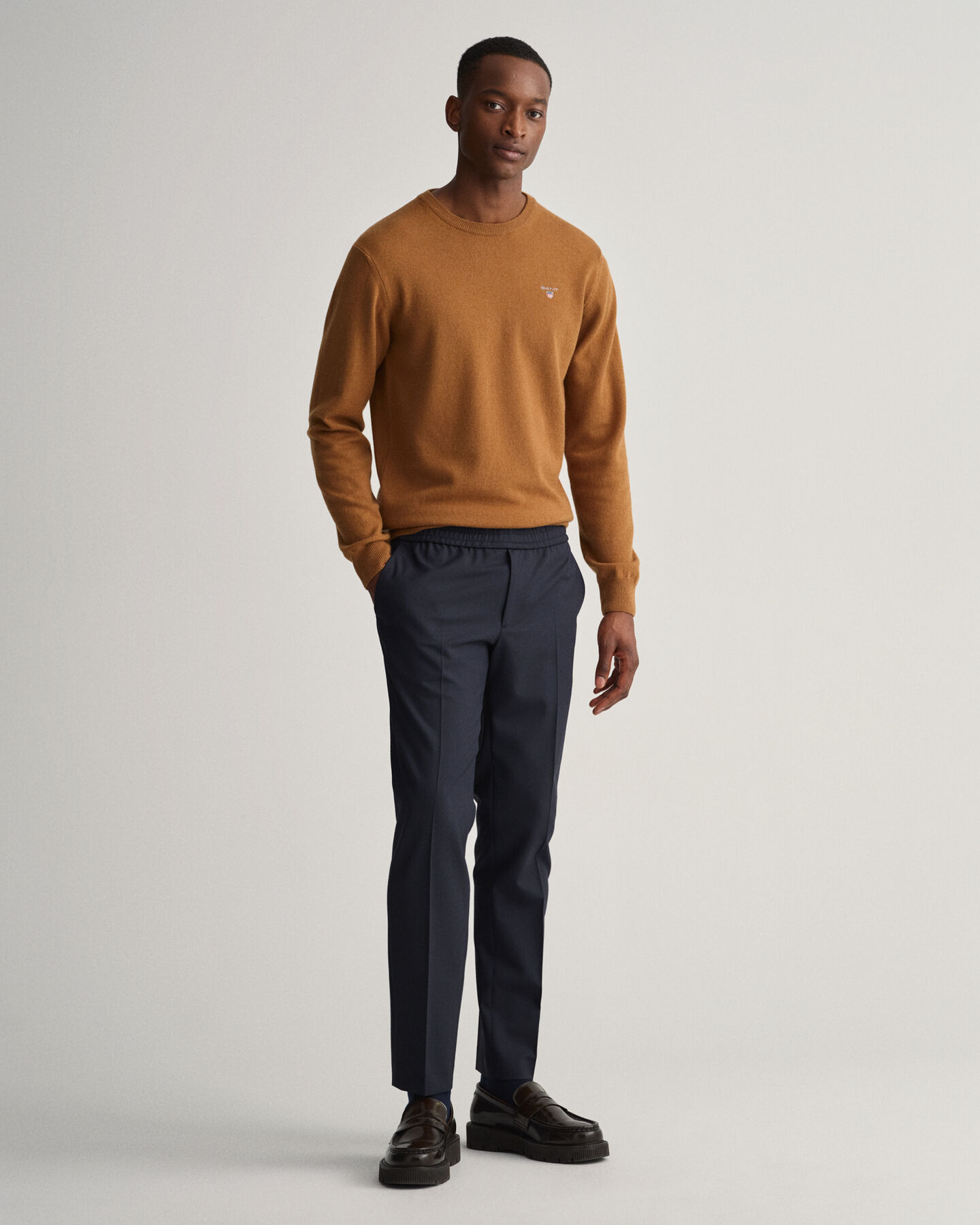 Hallden Slim fit joggingbukser af twill