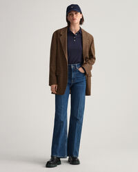 Original langærmet piqué poloskjorte