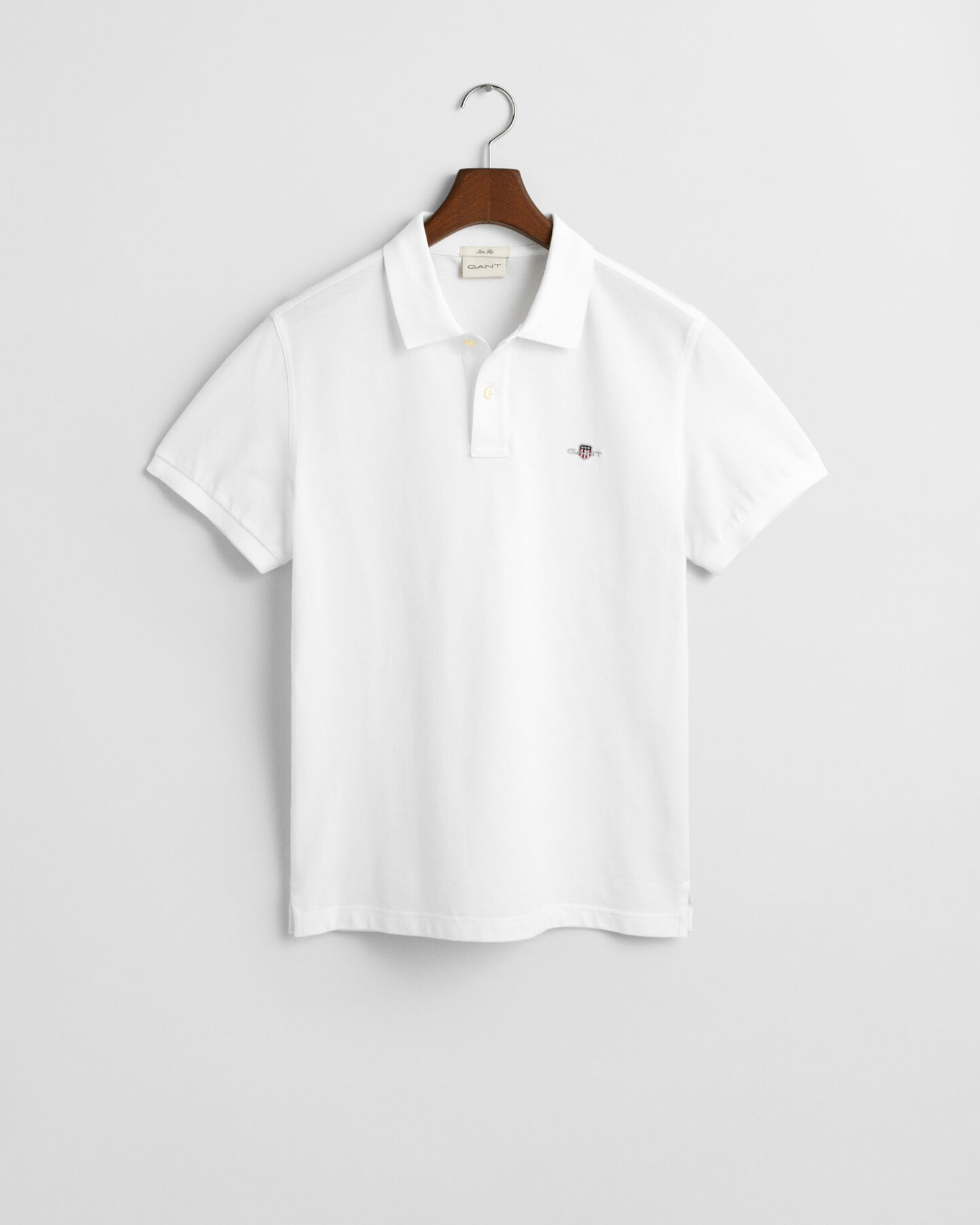 Slim fit Shield Piqué poloskjorte
