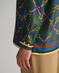 Relaxed fit Medallion silkeskjorte