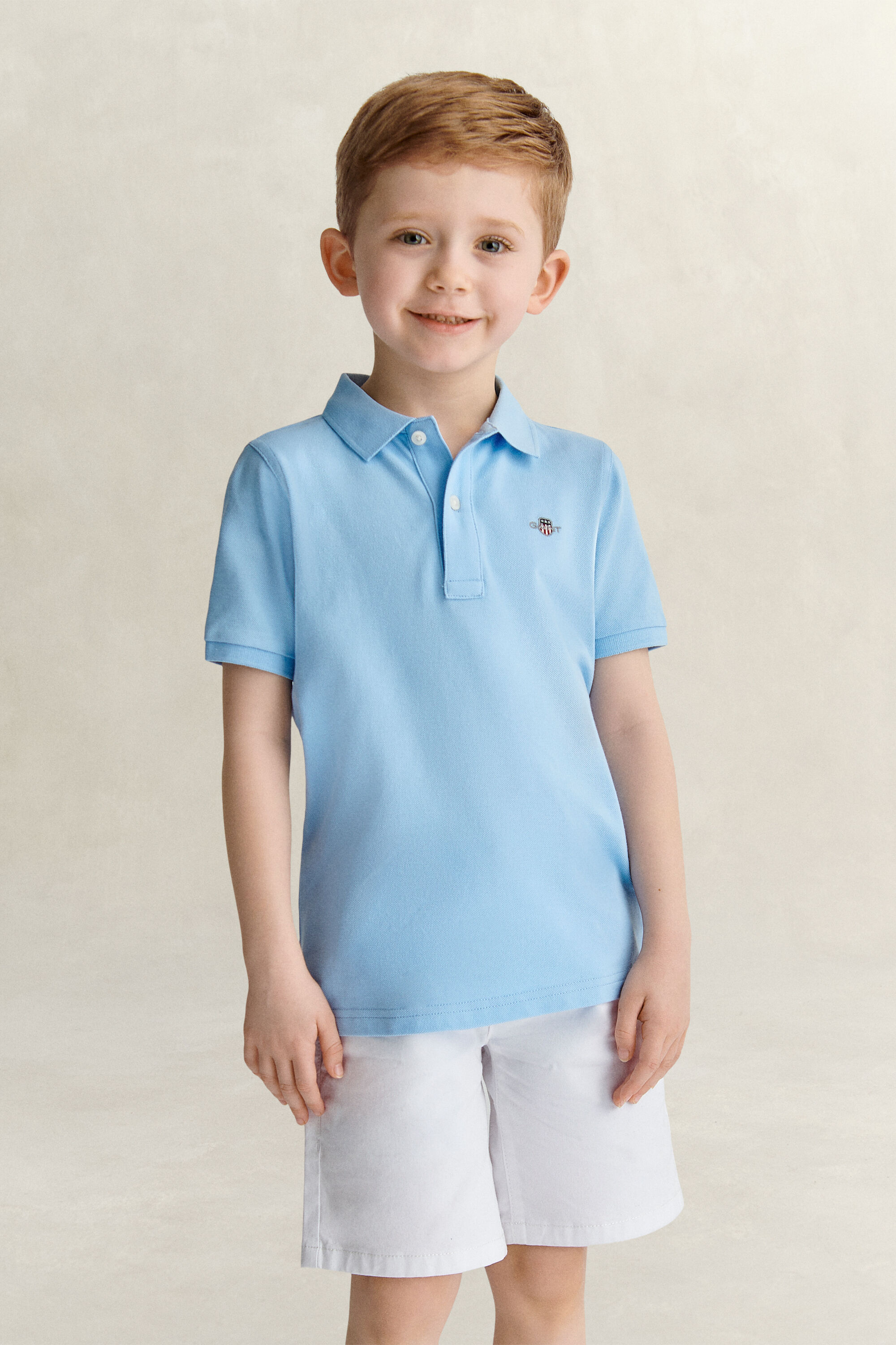 Kids Shield piqué poloskjorte