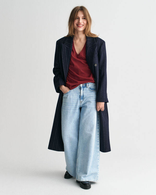 Shield T-shirt med V-hals