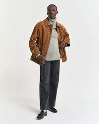 Sweater med rullekrave i en blød uld- og kashmirblanding