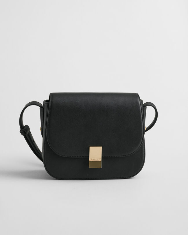 Skuldertaske af læder