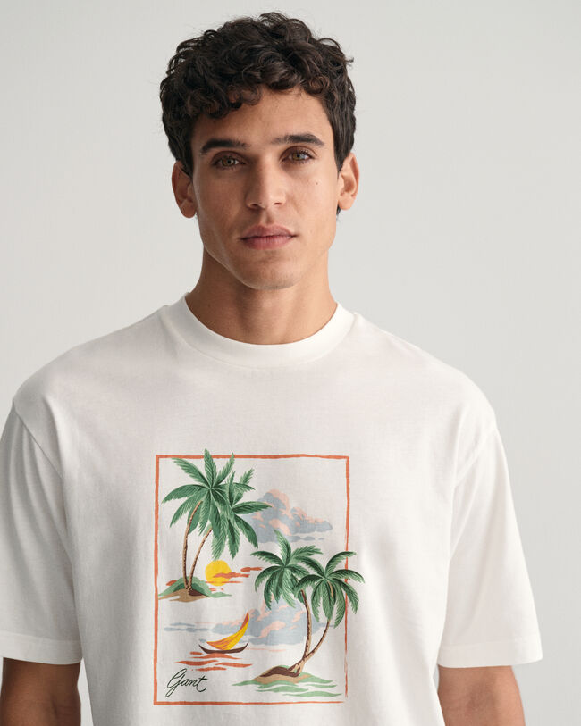 Hawaiian Print T-shirt