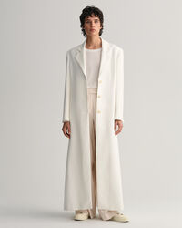 Fluid frakke i fuld længde