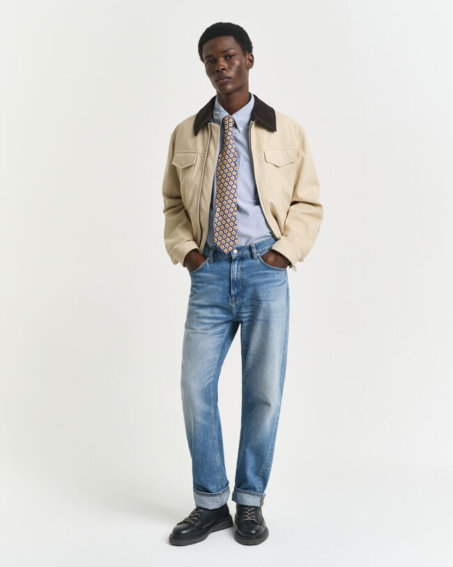 Relaxed fit US Oxford-skjorte