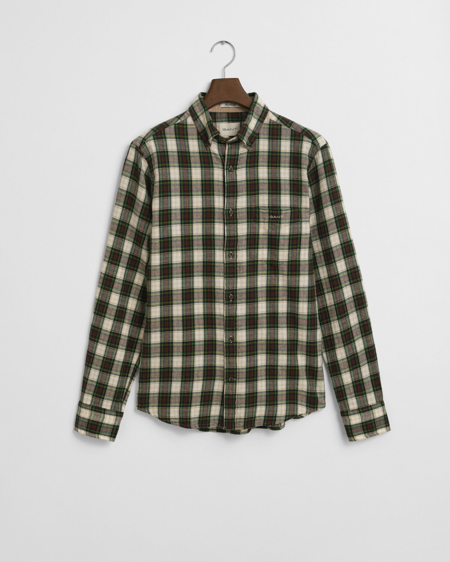 Regular fit ternet Windblown flannelskjorte
