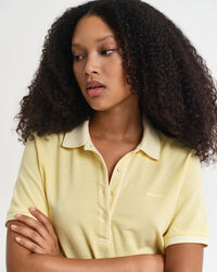 Sunfaded piqu&eacute; poloskjorte