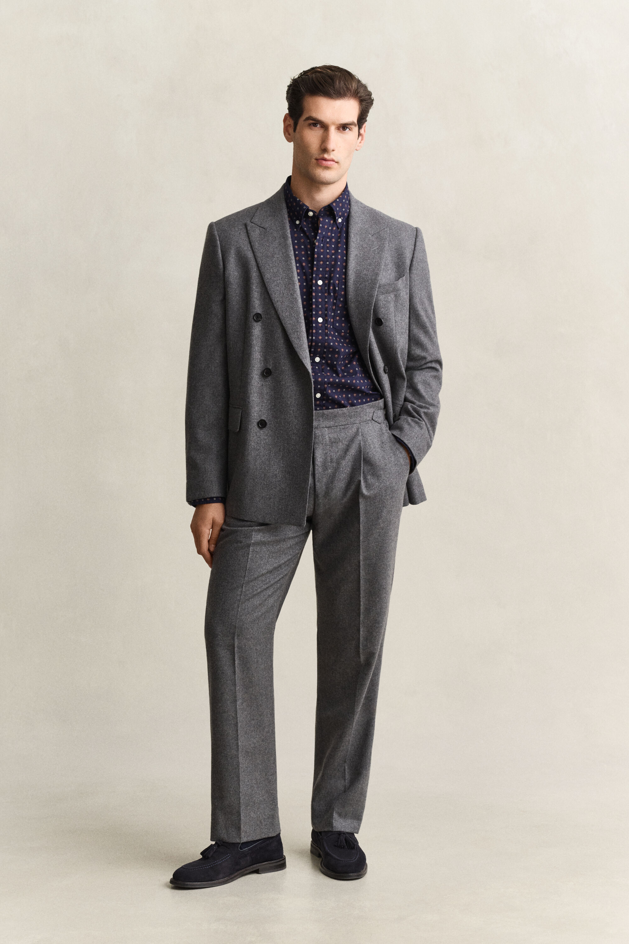 Paisley skjorte i twill