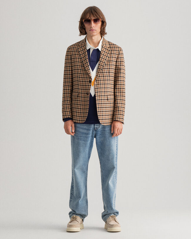 Regular fit ternet blazer