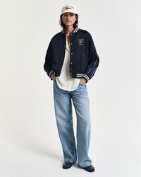 Satin Varsity Jacket