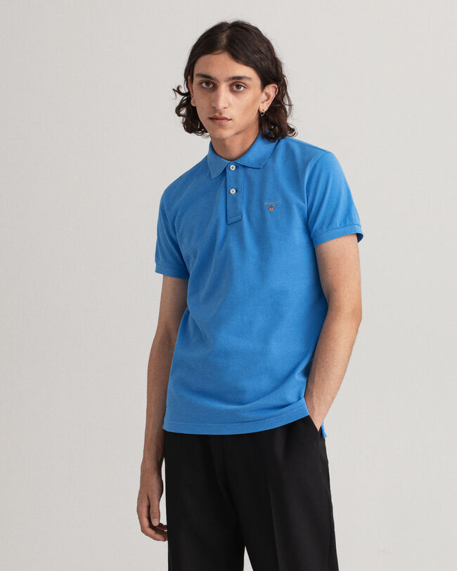 Original slim fit piqu&eacute; poloskjorte
