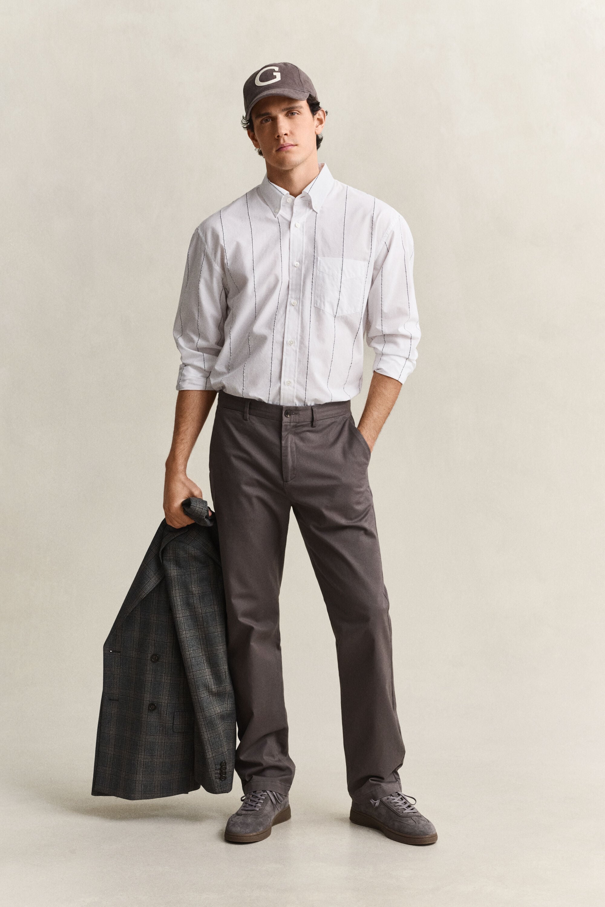 Regular fit smarte chinobukser