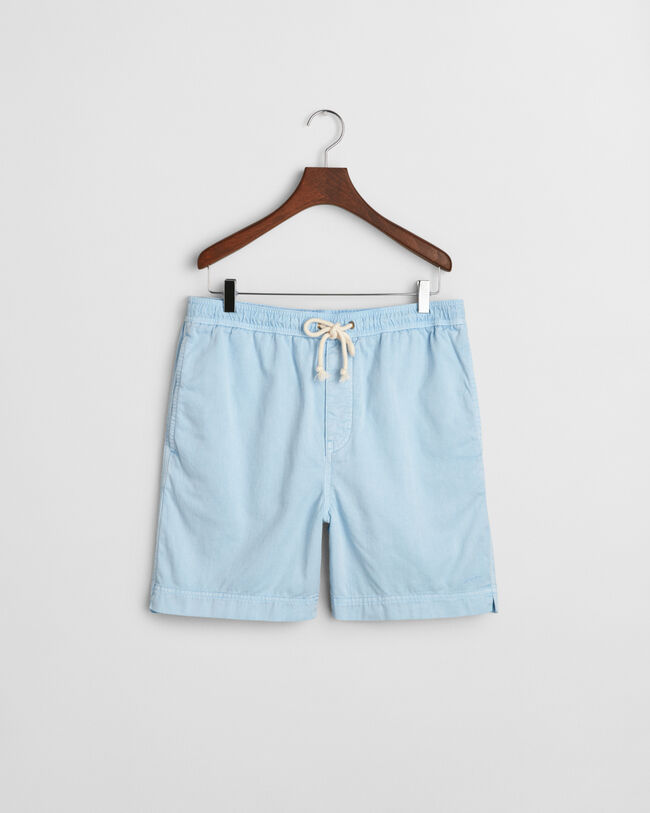 Regular fit Sunfaded shorts med løbesnor