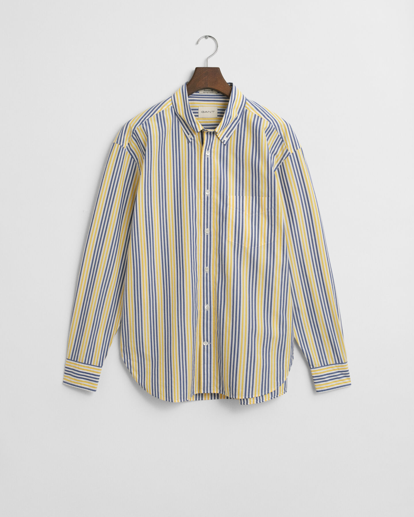 Relaxed fit Heritage Poplin skjorte med striber