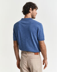 Sunfaded kortærmet polo sweater