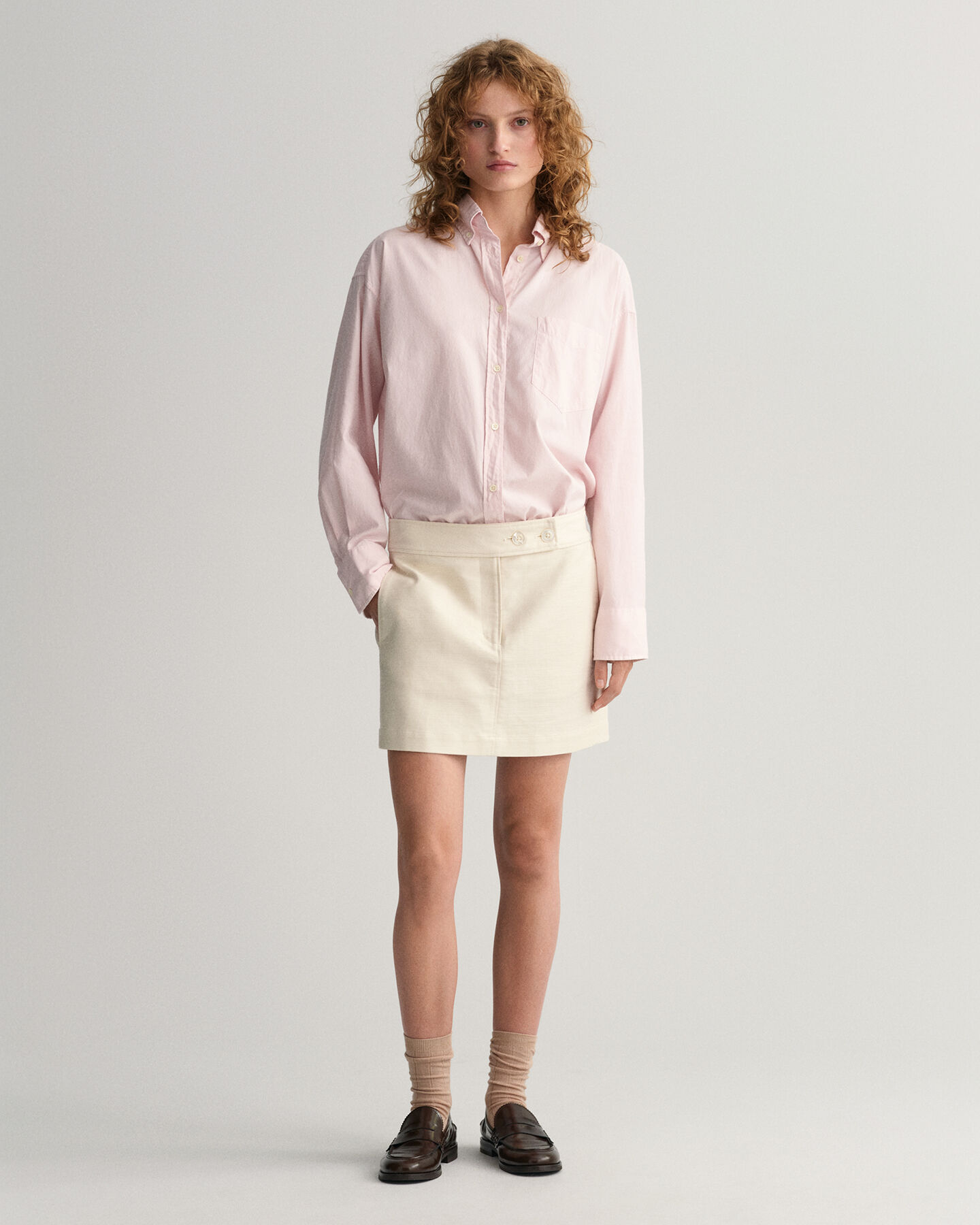 Tekstureret mini nederdel