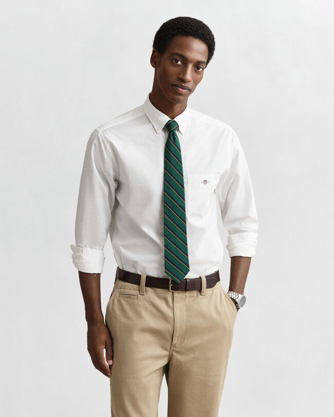Regular fit klassisk poplin-skjorte