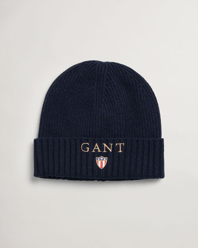 Halstørklæde og beanie med gaveæske