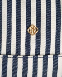 Hickory-stribet rejsetaske