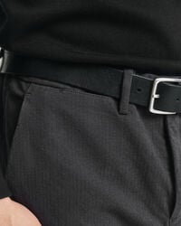 Slim fit bomuldsbukser med sildebensmønster