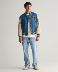 Loose fit jeans med brede ben