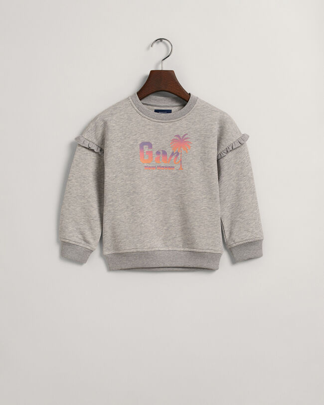 Girls GANT sweater med Palm Print