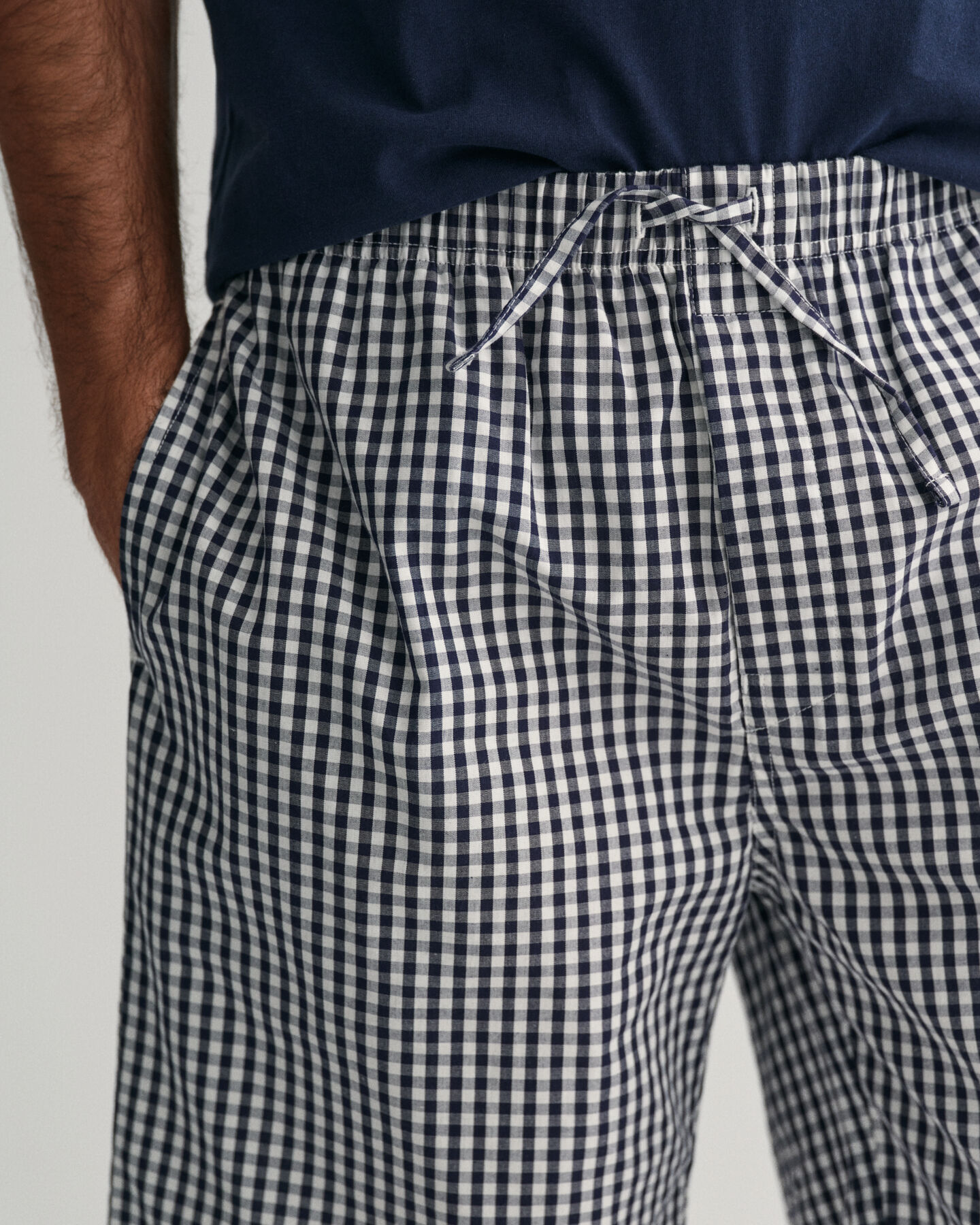 Gingham Checked Pajama Shorts