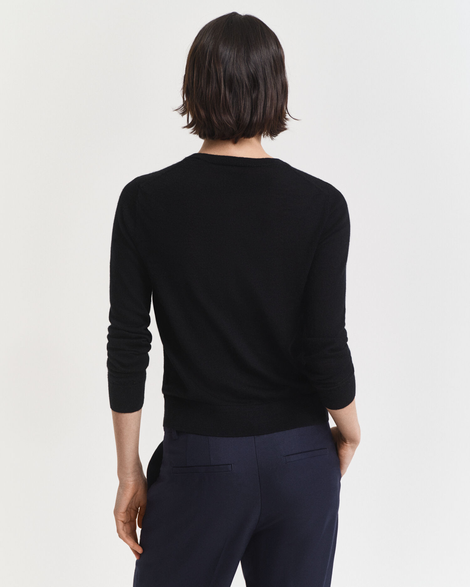 Cardigan af ekstra fin merinould