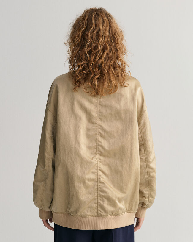 Satin bomberjakke