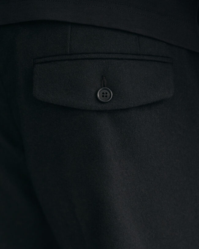 Slim fit bukser af flannel