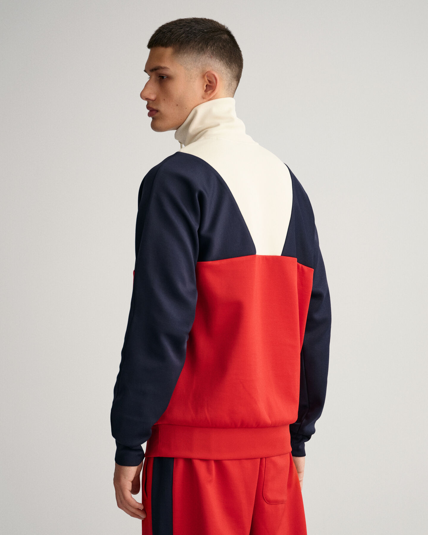 Crest Shield træningssweater med halv lynlås