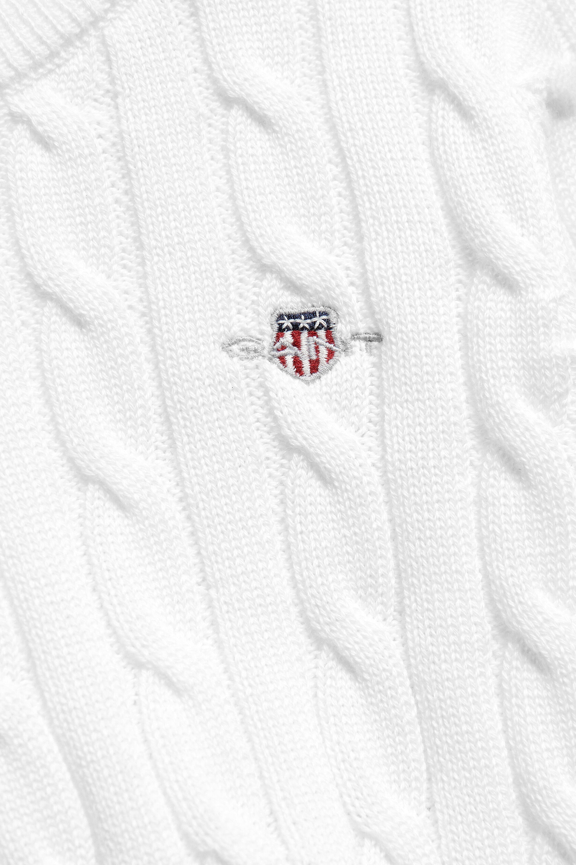 Girls Shield kabelstrikket sweater