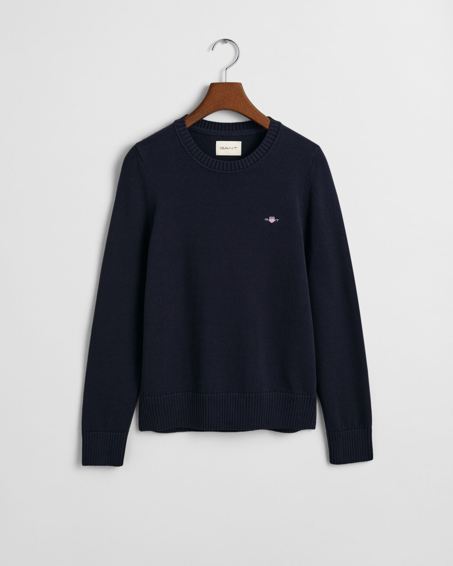 Klassiske crewneck sweater i bomuld