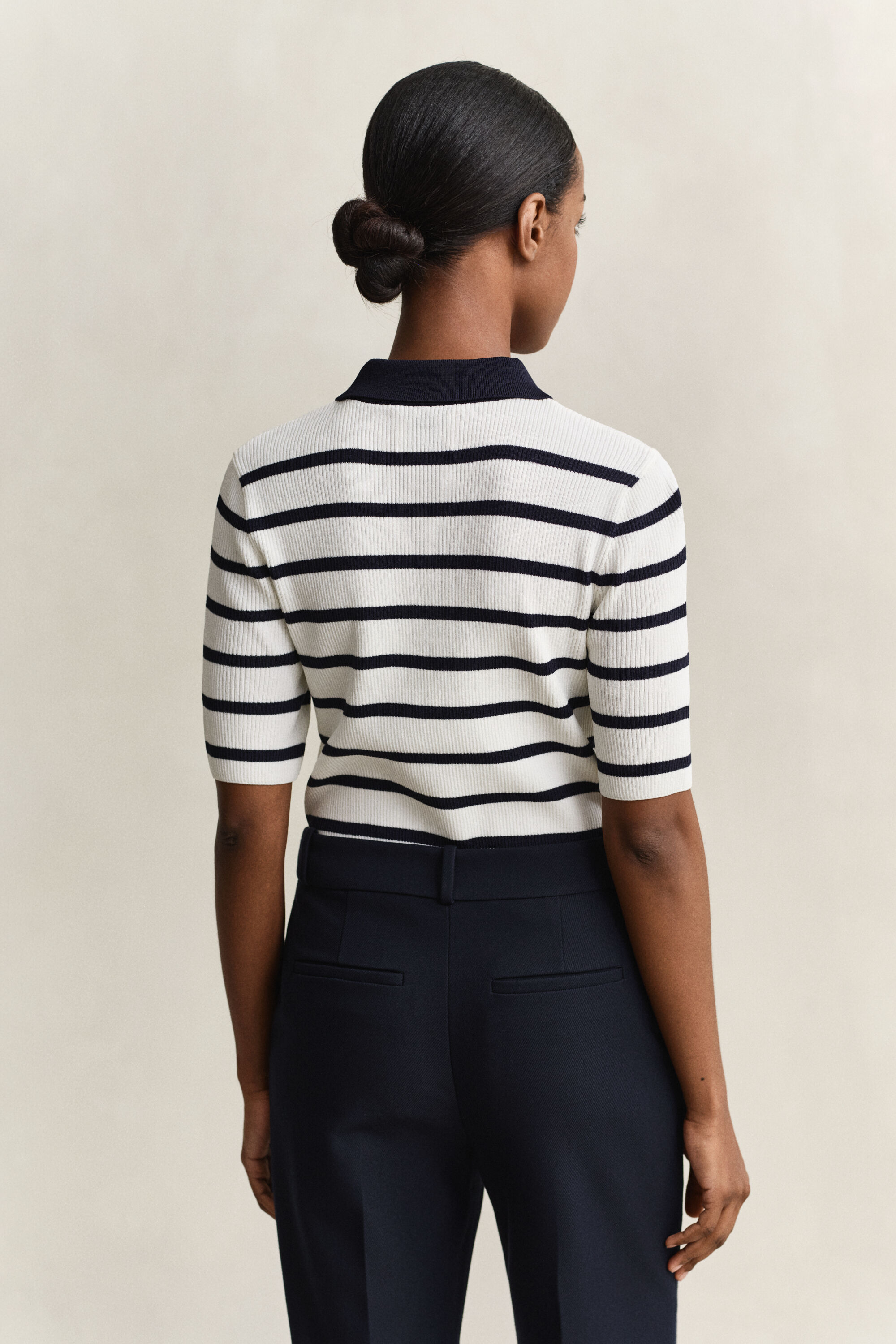 Strikket Rugger med striber