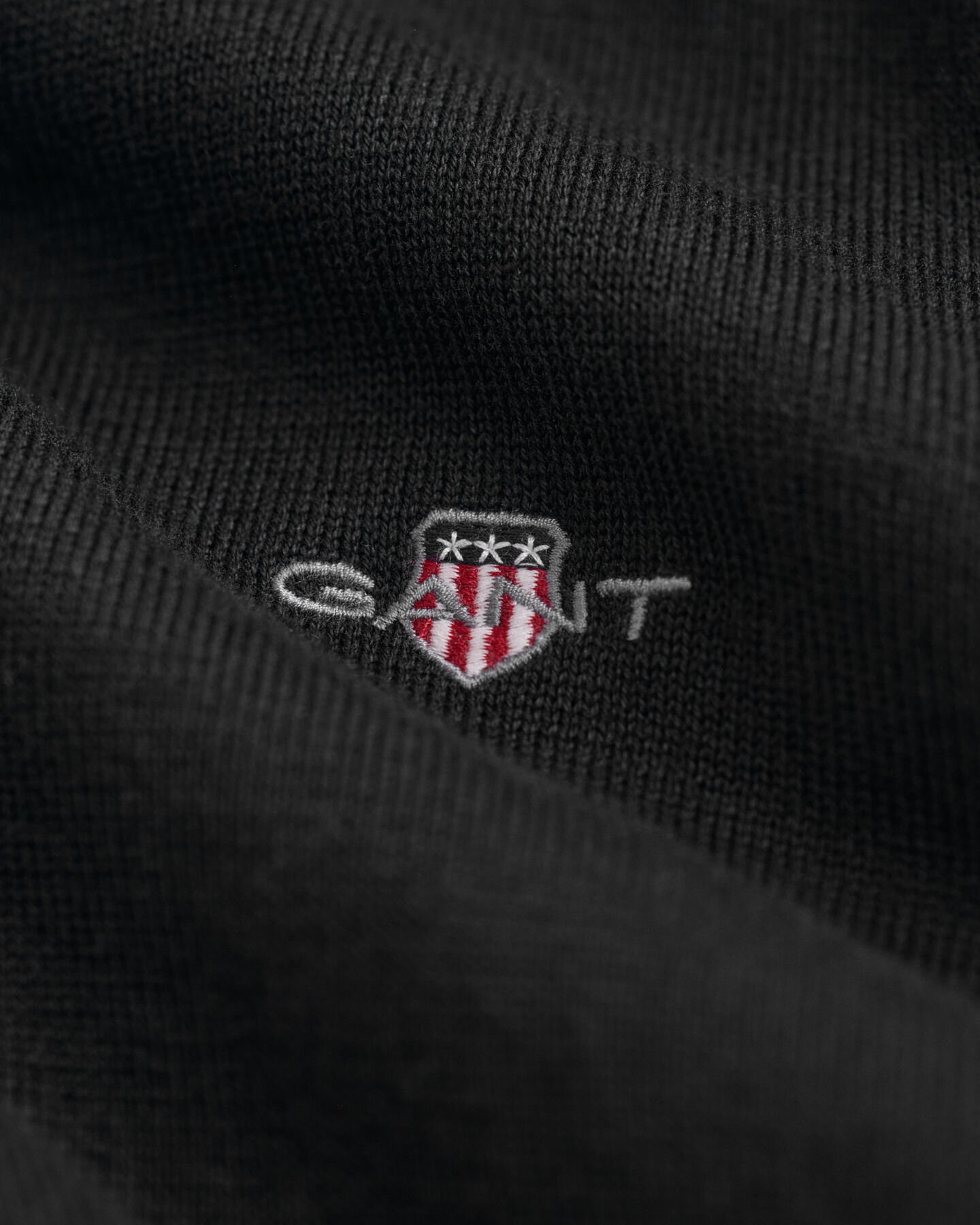 Klassiske sweater i bomuld med V-hals