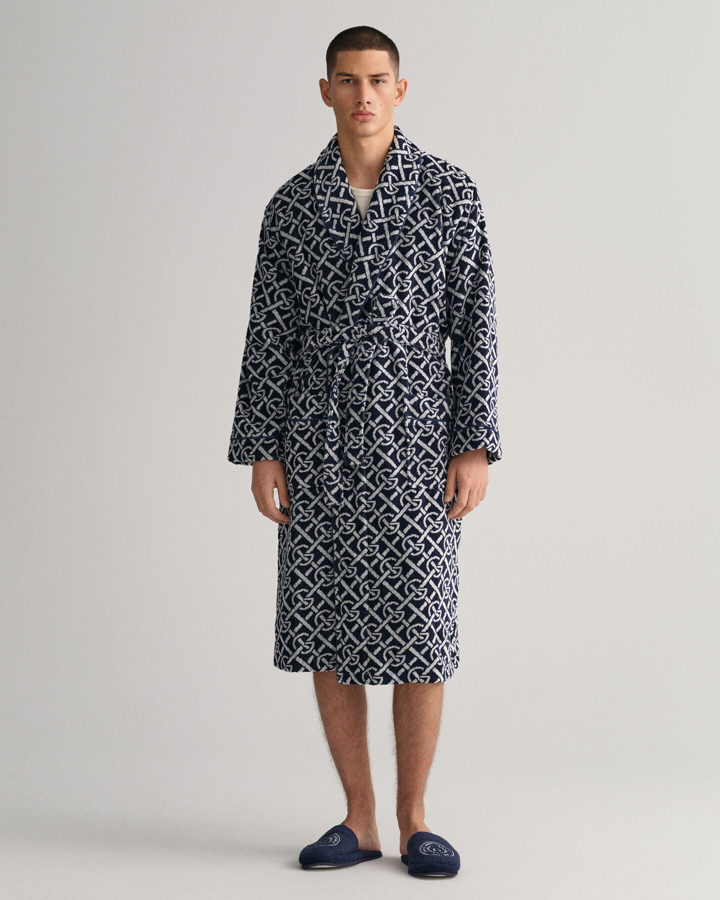 G Patterned badekåbe